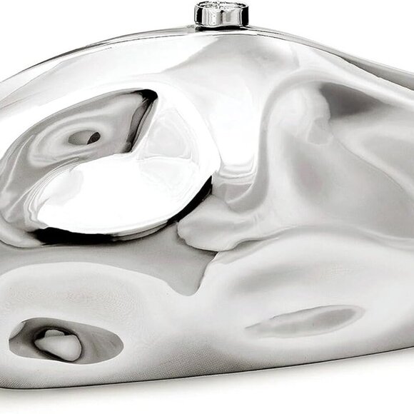 Accessories - Acrylic Clutch Purse for Women Silver Evening Handbag for Wedding Party